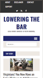 Mobile Screenshot of loweringthebar.net